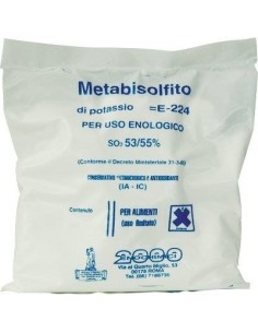 METABISOLFITO POTASSICO ENOLOGICO E224 GR 100