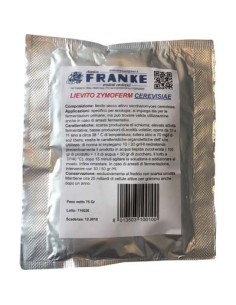 LIEVITO ENOLOGICO ZYMOFERM CEREVISIAE FRANKE GR 75