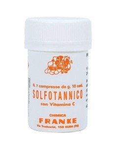 ANTIOSSIDANTE ENOLOGICO SOLFOTANNICO FRANKE TUBO 7 PASTIGLIE GR 10