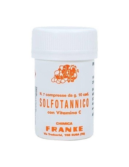 ANTIOSSIDANTE ENOLOGICO SOLFOTANNICO FRANKE TUBO 7 PASTIGLIE GR 10