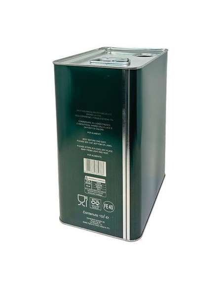 LATTINA BANDA STAGNATA FORO SINGOLO SENZA TAPPO QUADRA F.MM 42 LT 10 (120)