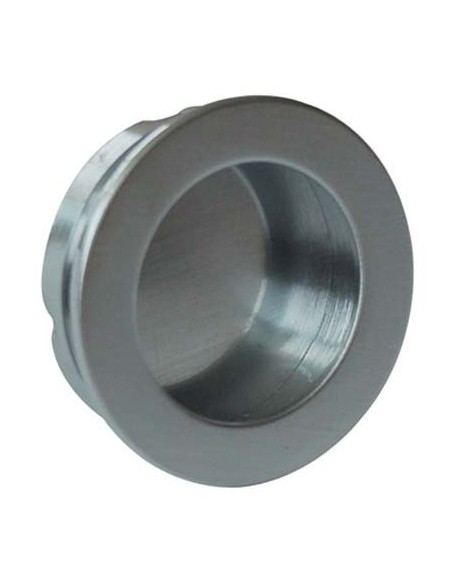 MANIGLIA INCASSO TONDA COTTALI MM 30X12 OTTONE LUCIDO