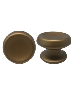 POMOLO X PORTONE 166 SAGUATTI ALLUMINIO BRONZO SATINATO D.MM 80 BASE D.MM 70