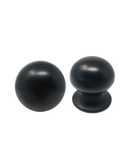 POMOLO X PORTONE 169 SAGUATTI ALLUMINIO NERO D.MM 70 BASE D.MM 60