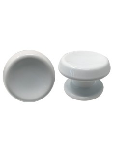 POMOLO X PORTONE 866 SAGUATTI ALLUMINIO BIANCO RAL 9010 D.MM 80 BASE D.MM 70