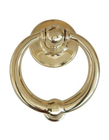 BATTENTE X PORTONE RING COTTALI OTTONE LUCIDO MM 110