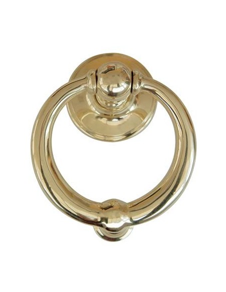 BATTENTE X PORTONE RING COTTALI OTTONE LUCIDO MM 110