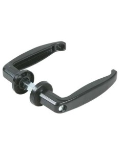 MANIGLIE X PORTA METALLO 355 COMBI ZAMA VERN NERA VITE IN TESTA MM 25/33 Q8