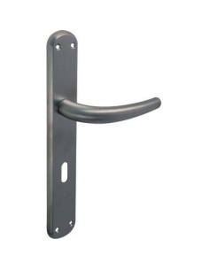 MANIGLIA TORINO CROMO FORO PATENT ZAMA CROMO SATINATA+Q8 I.MM 90 CF - PZ 2