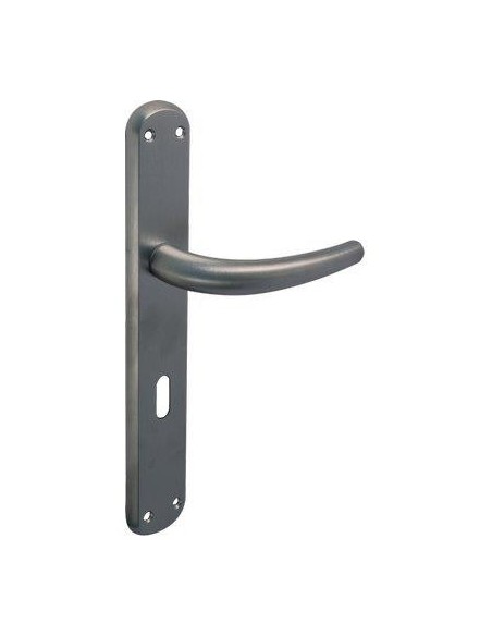 MANIGLIA TORINO CROMO FORO PATENT ZAMA CROMO SATINATA+Q8 I.MM 70 CF - PZ 2