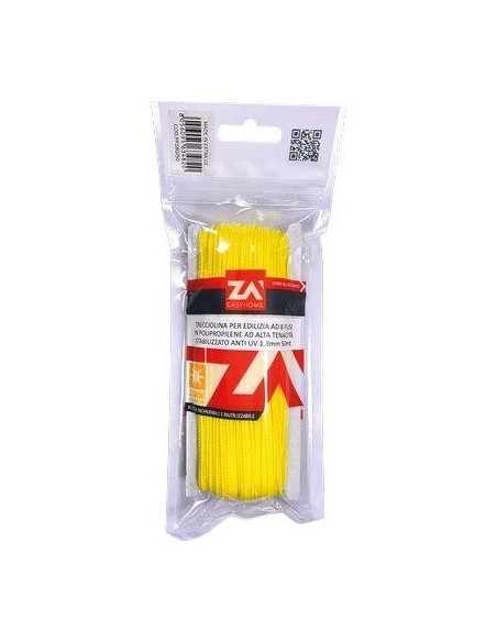 FILO EDILIZIA GIALLO FLUO PPL MT  50