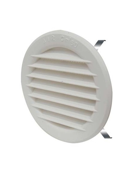 BOCCHETTA AERAZIONE POLISTIRENE TONDA + MOLLE CF - PZ 2 MM 80/120