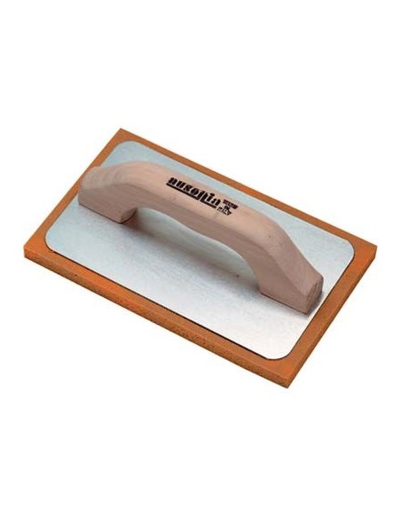 FRATTONE GOMMA AUSONIA ARANCIO BASE ALLUMINIO/LEGNO MM 135X215