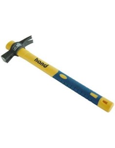 MARTELLO CARPENTIERE M.FIBRA HAND ACCIAIO FORGIATO SM.MM 25X34 GR 250 + MAGNETE