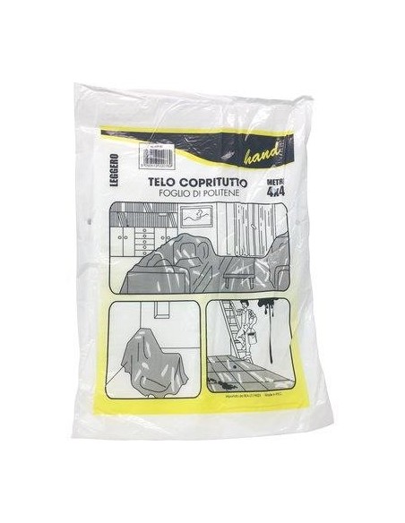 TELO COPRITUTTO PE ALTA DENSITA HAND MT 4X4 GR 100 CA + POLIECO