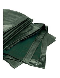 TELONE OCCHIELLATO PE LAMINATO VERDE GR/MQ 90 MT 2X3