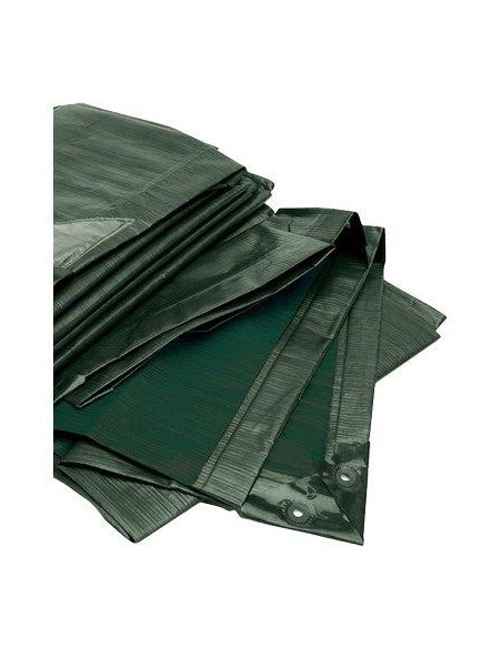 TELONE OCCHIELLATO PE LAMINATO VERDE GR/MQ 90 MT 2X3