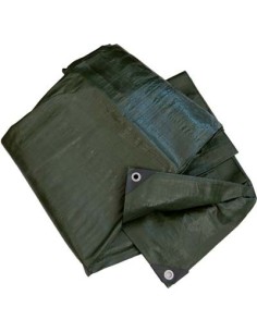 TELONE OCCHIELLATO PE PESANTE VERDE HAND GR/MQ 180 MT 6X 8