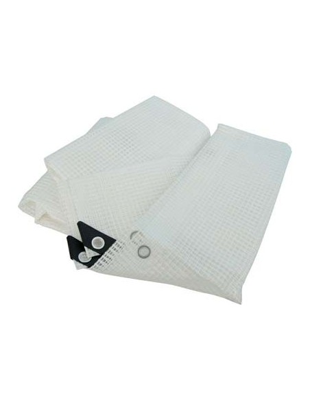 TELONE OCCHIELLATO LENO KRISTAL HAND TRASPARENTE GR/MQ 160 MT 3X4