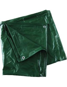 TELONE OCCHIELLATO PVC PESANTE VERDE EFFE GR/MQ 540 MT 4X5