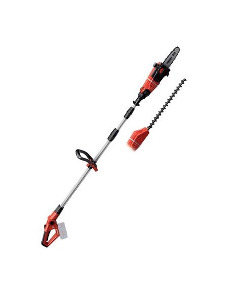 ELETTROSEGA + TAGLIASIEPE BATTERIA TELES EINHELL GE-HC 18 VOLT 18 X-CHANGE SOLO CORPO MACCHINA