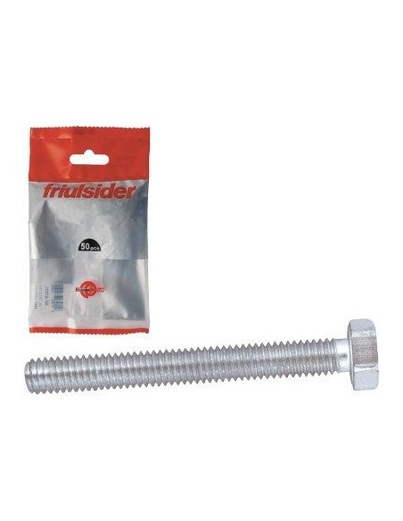 VITE METALLO TE SELF FRIULSIDER CLASSE 4.8 FILETTO INTERO ZINC MM  6X80 CF - PZ 10