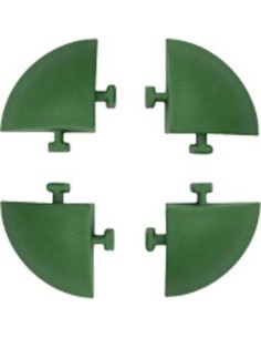 ANGOLARE X PIASTRELLA AUTOBLOCCANTE PP VERDE CM 5X5 H.CM 2,5 CF - PZ 4