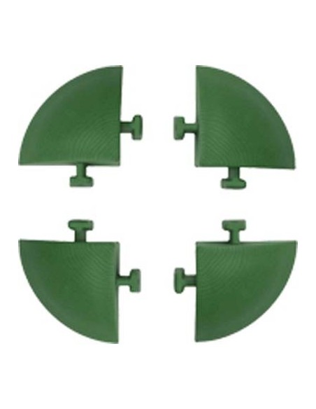 ANGOLARE X PIASTRELLA AUTOBLOCCANTE PP VERDE CM 5X5 H.CM 2,5 CF - PZ 4