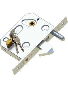 SERRATURA CANCELLO INFILARE 350 COMBI B.Q ZINC F.MM 25 C.SAGOM M1+Q8 E.MM 60