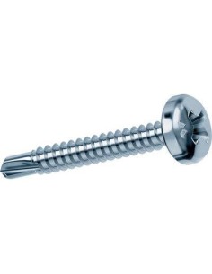 VITE AUTOPERFORANTE TC DRILLEX MUSTAD CAVA PH ZINC BIANCA/CHROMITING MM 3,9X38 CF - PZ 500