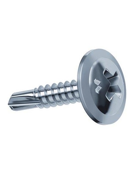 VITE AUTOPERFORANTE TPL DRILLEX MUSTAD CAVA PH ZINC BIANCA/CHROMITING MM 4,2X32 CF - PZ 500