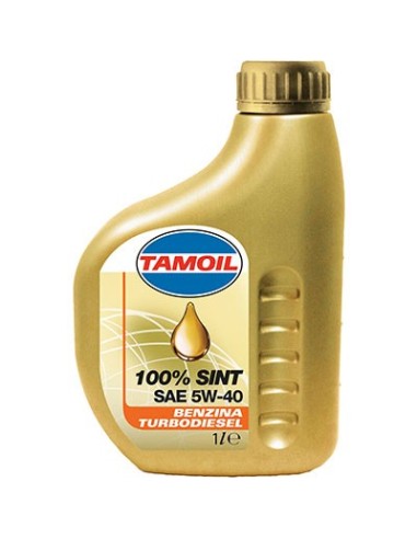 OLIO 4T SINTETICO  5W40 100percento SINT TAMOIL LT 1 SAE 5W40