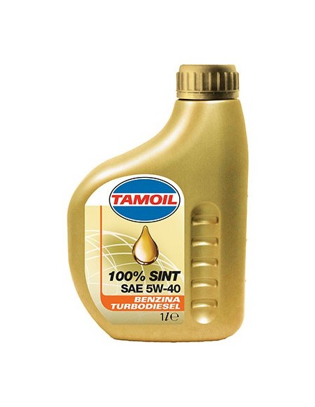 OLIO 4T SINTETICO  5W40 100percento SINT TAMOIL LT 1 SAE 5W40