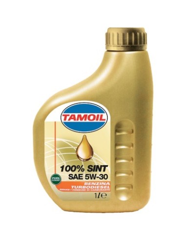 OLIO 4T SINTETICO  5W30 100percento SINT TAMOIL LT 1 SAE 5W30