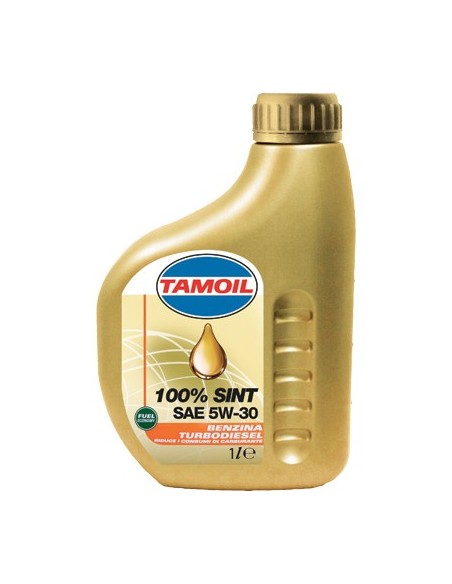 OLIO 4T SINTETICO  5W30 100percento SINT TAMOIL LT 1 SAE 5W30
