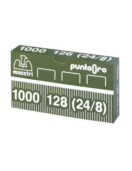 PUNTO ORO 128 (24/8) X CUCITRICE RO-MA CF - PZ 10000(5X2000) MM 11,95X8,0 X PRIMULA 12