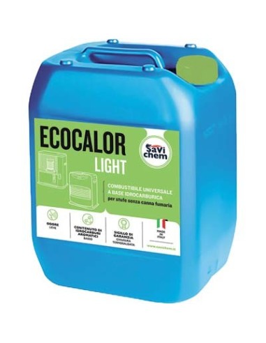 COMBUSTIBILE STUFA RADIANTE LIGHT ECOCALOR TAPPO VERDE LT 18