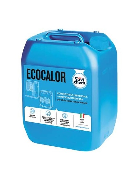 COMBUSTIBILE STUFA RADIANTE ECOCALOR TAPPO BLU LT 18