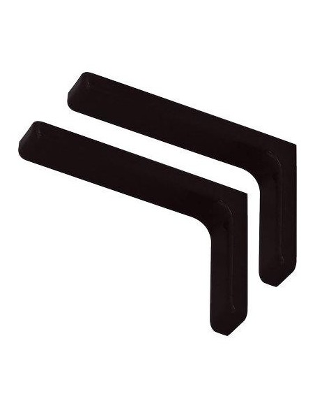 REGGIMENSOLA RICOPERTA LEONARDO BOLIS ACCIAIO/PLASTICA NERO MM 120X80 CF - PZ 2