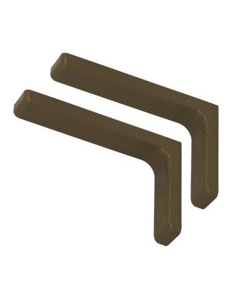 REGGIMENSOLA RICOPERTA LEONARDO BOLIS ACCIAIO/PLASTICA ROVERE MM 120X80 CF - PZ 2