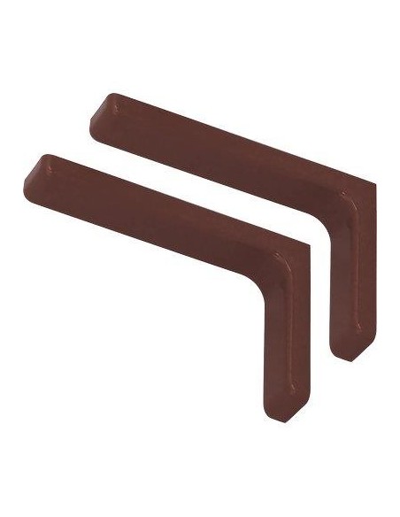 REGGIMENSOLA RICOPERTA LEONARDO BOLIS ACCIAIO/PLASTICA CILIEGIO MM 180X114 CF - PZ 2