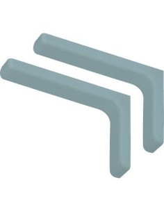 REGGIMENSOLA RICOPERTA LEONARDO BOLIS ACCIAIO/PLASTICA BIANCO MM 180X114 CF - PZ 2