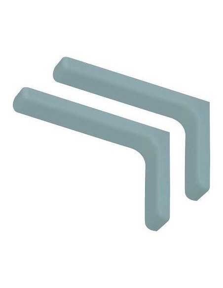 REGGIMENSOLA RICOPERTA LEONARDO BOLIS ACCIAIO/PLASTICA BIANCO MM 180X114 CF - PZ 2