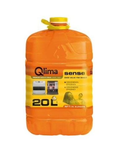 COMBUSTIBILE STUFA RADIANTE SENSE QLIMA PALLET TAPPO GIALLO LT 20 CF - PZ 30