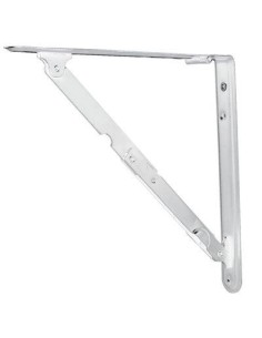 REGGIMENSOLA PIEGHEVOLE ACCIAIO VERNICIATO BIANCO MM 300X300