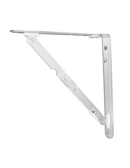 REGGIMENSOLA PIEGHEVOLE ACCIAIO VERNICIATO BIANCO MM 400X400