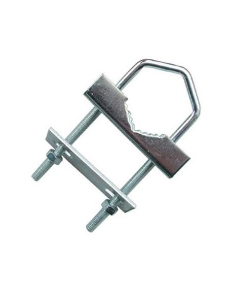 ZANCA ANTENNA A RINGHIERA ACCIAIO ZINCATO PALO MM 25/40 CM 12X6,5