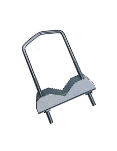 ZANCA ANTENNA PARABOLA A RINGHIERA ACCIAIO ZINCATO PALO MM 25/50 CM 12X5,5