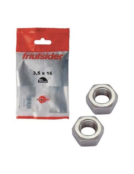 DADO ESAGONALE ZINCATO SELF FRIULSIDER M 20 CF - PZ  5