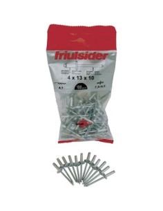 RIVETTO A STRAPPO ALLUMINIO TESTA LARGA FRIULSIDER MM 4,8X12 TESTA MM 14 CF - PZ 50